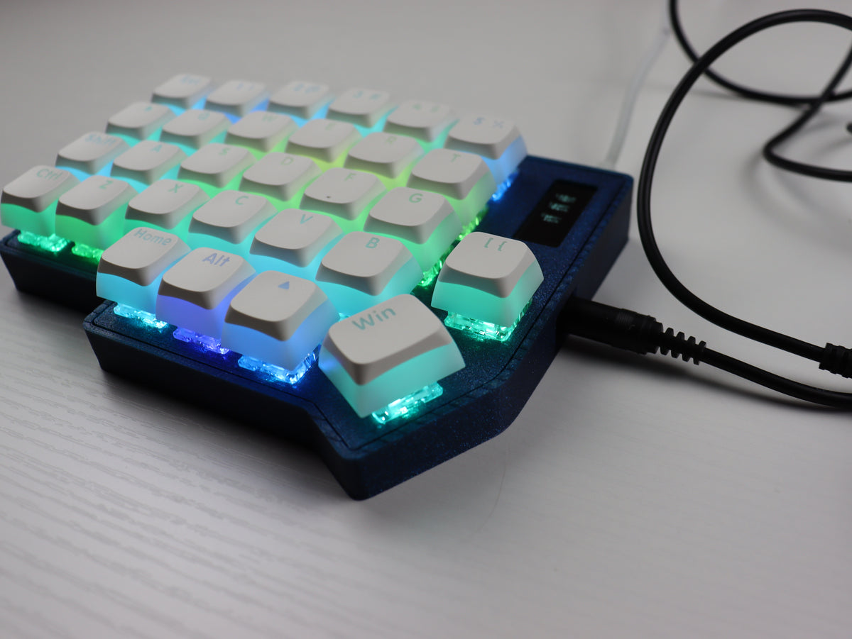 Lotus58 Split Mechanical Keyboard "Glimmer"