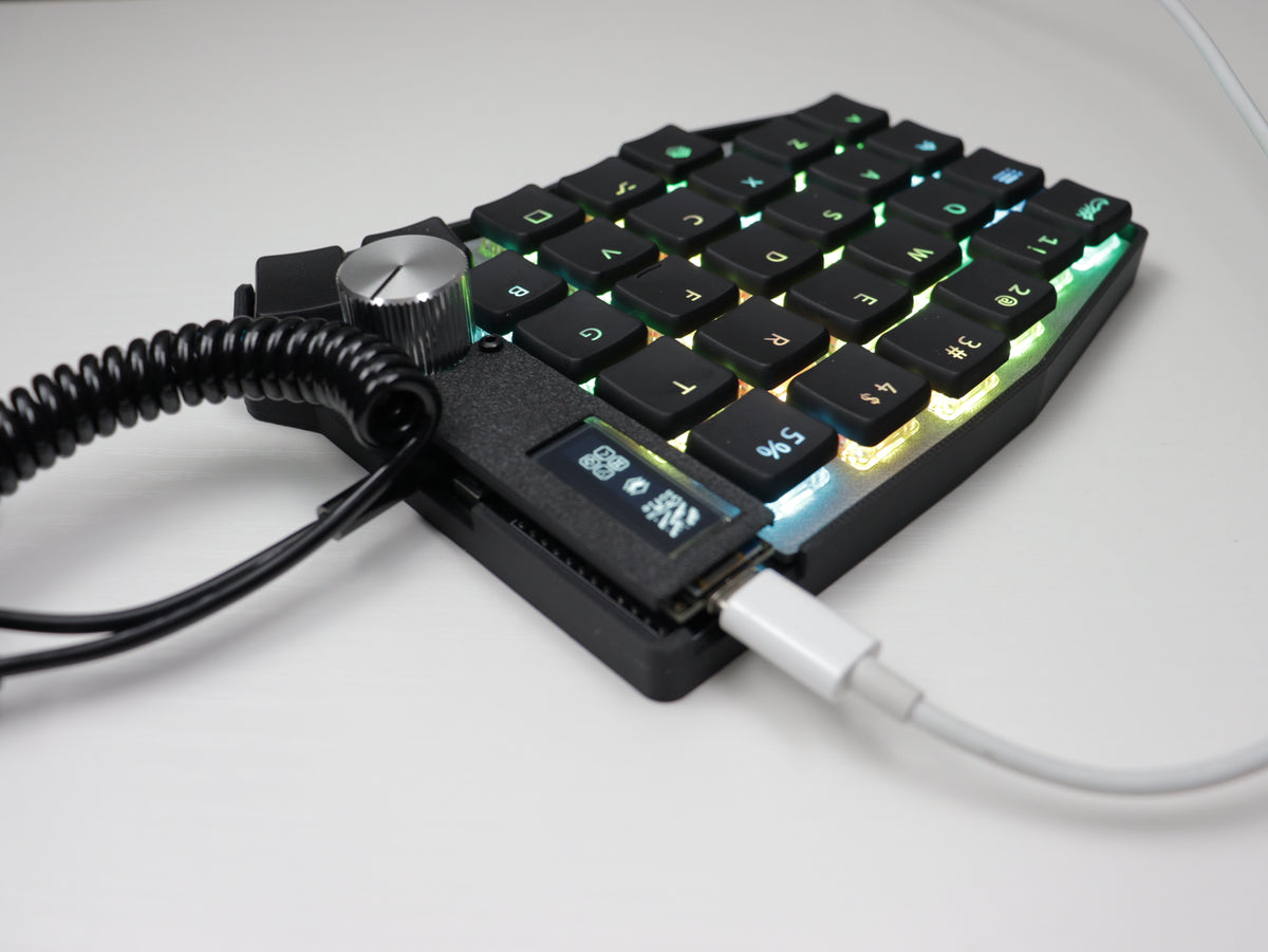 Sofle Choc Wired Split Mechanical Keyboard – Hotswap, Vial-QMK, Choc v1