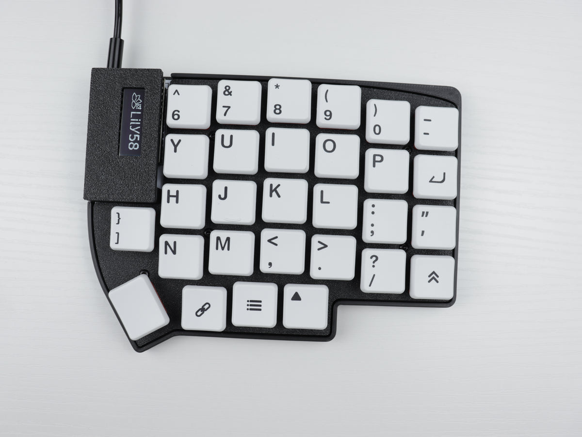 Lily58 wired split keyboard "ModernLily"