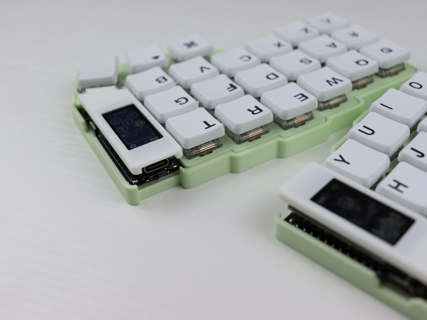 Corne Choc Split Keyboard "MintChoc"