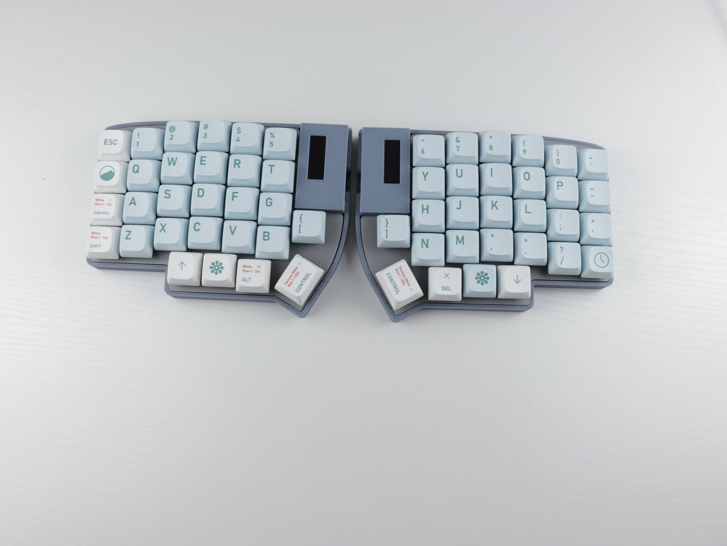 Lily58 MX Split Mechanical Keyboard – Ergonomic Wired "Raindrops" Edition