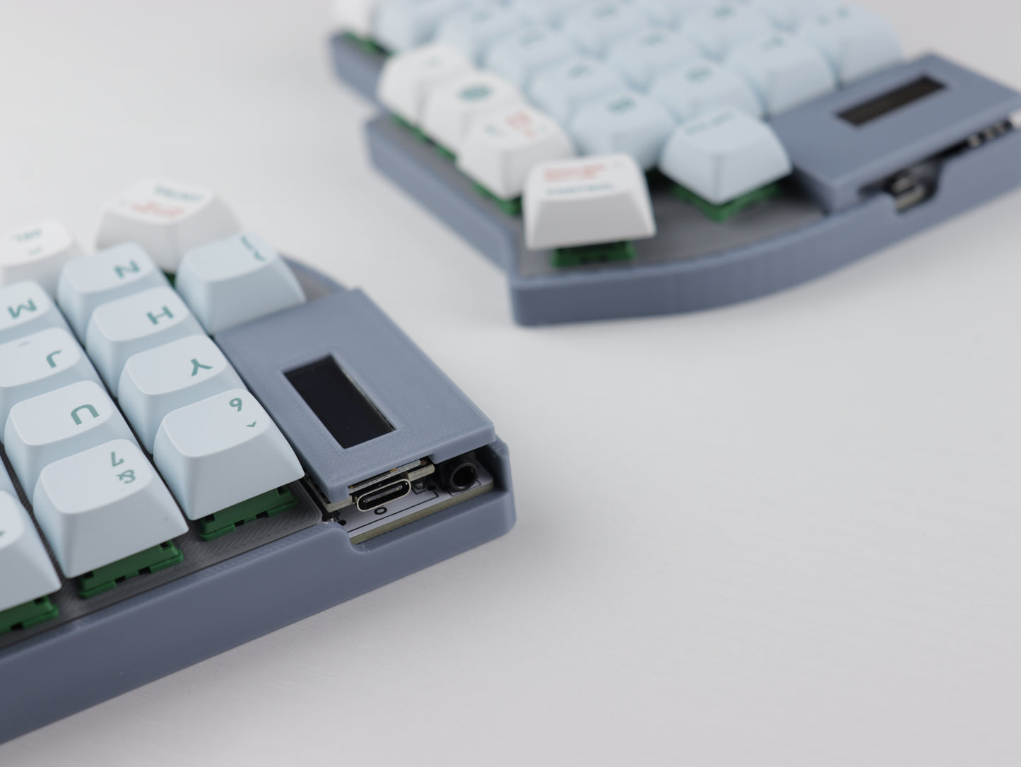 Lily58 MX Split Mechanical Keyboard – Ergonomic Wired "Raindrops" Edition