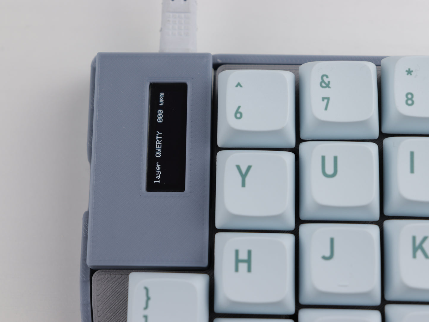Lily58 MX Split Mechanical Keyboard – Ergonomic Wired "Raindrops" Edition