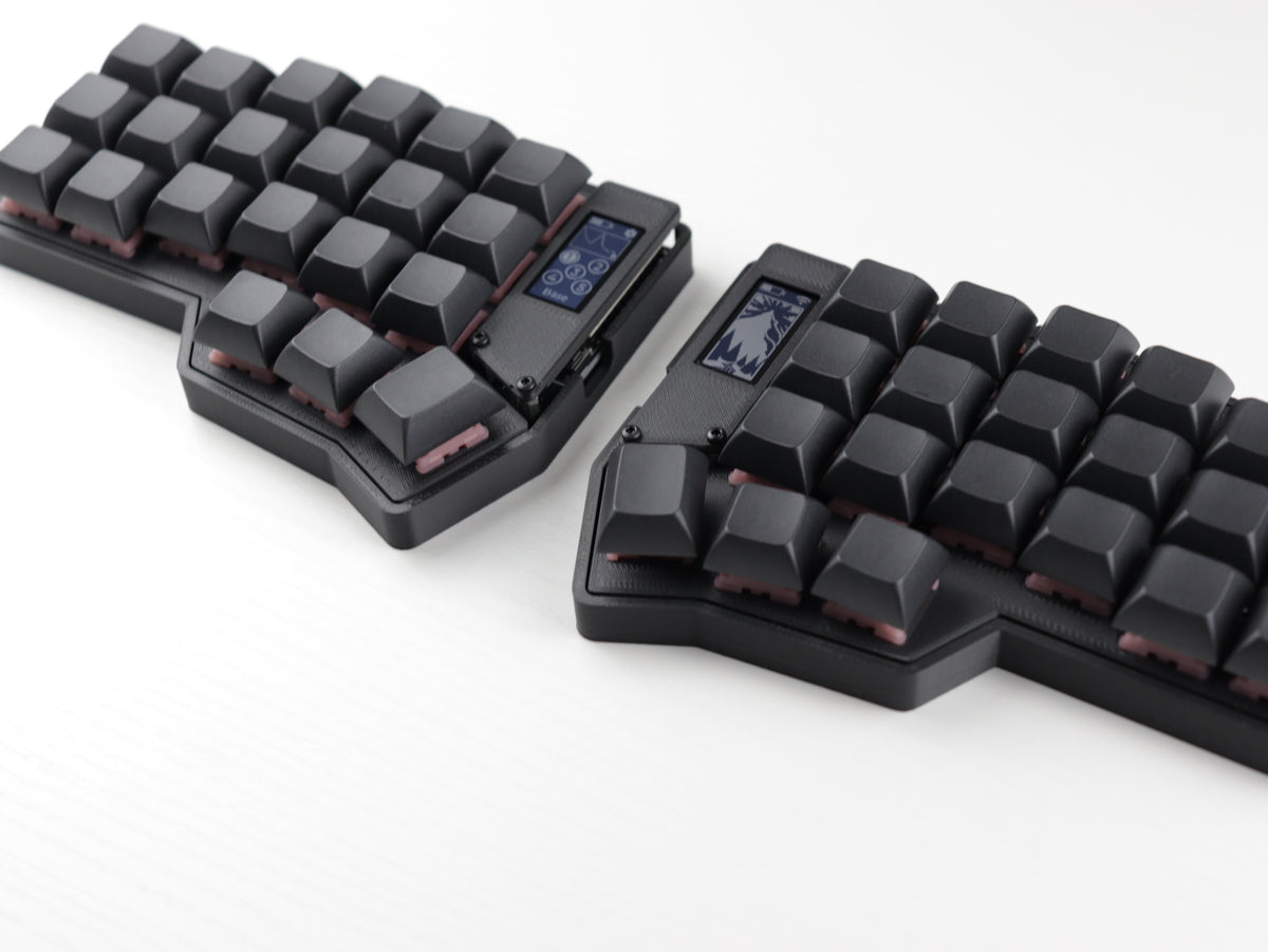 Corne Split Mechanical Keyboard "Midnight" – Wireless Bluetooth or Wired, Hotswap, Ergonomic