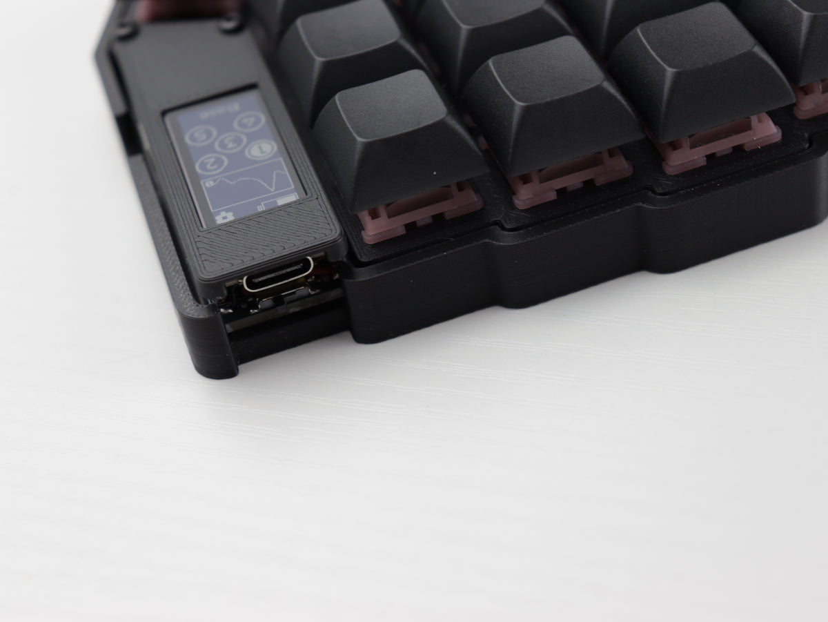 Corne Split Mechanical Keyboard "Midnight" – Wireless Bluetooth or Wired, Hotswap, Ergonomic