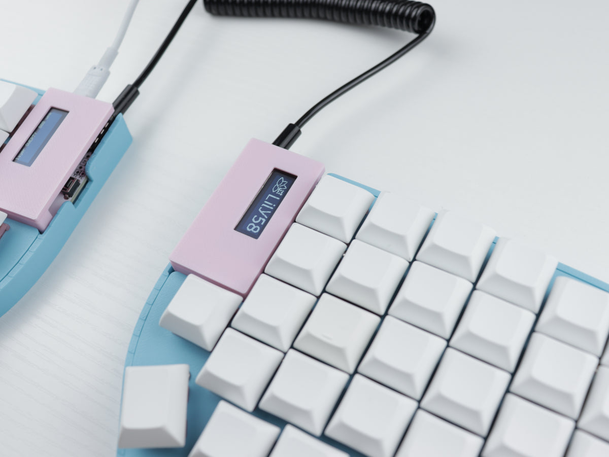 Lily58 MX Wired Split Mechanical Keyboard "Mellow" – Hotswap, Vial QMK, Ergonomic