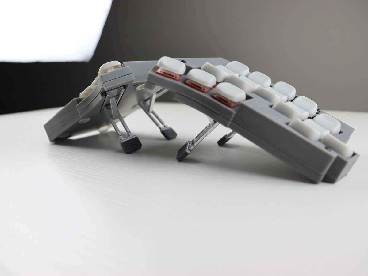 Totem Tented Split Ergonomic Keyboard – Wireless Bluetooth, Low Profile, Hot-Swap Choc V1 Switches