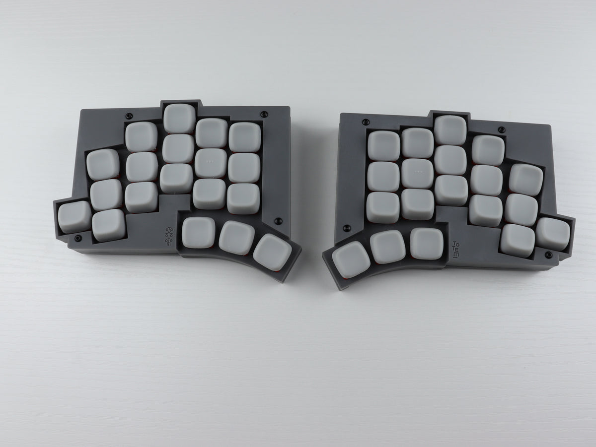 Totem Tented Split Ergonomic Keyboard – Wireless Bluetooth, Low Profile, Hot-Swap Choc V1 Switches
