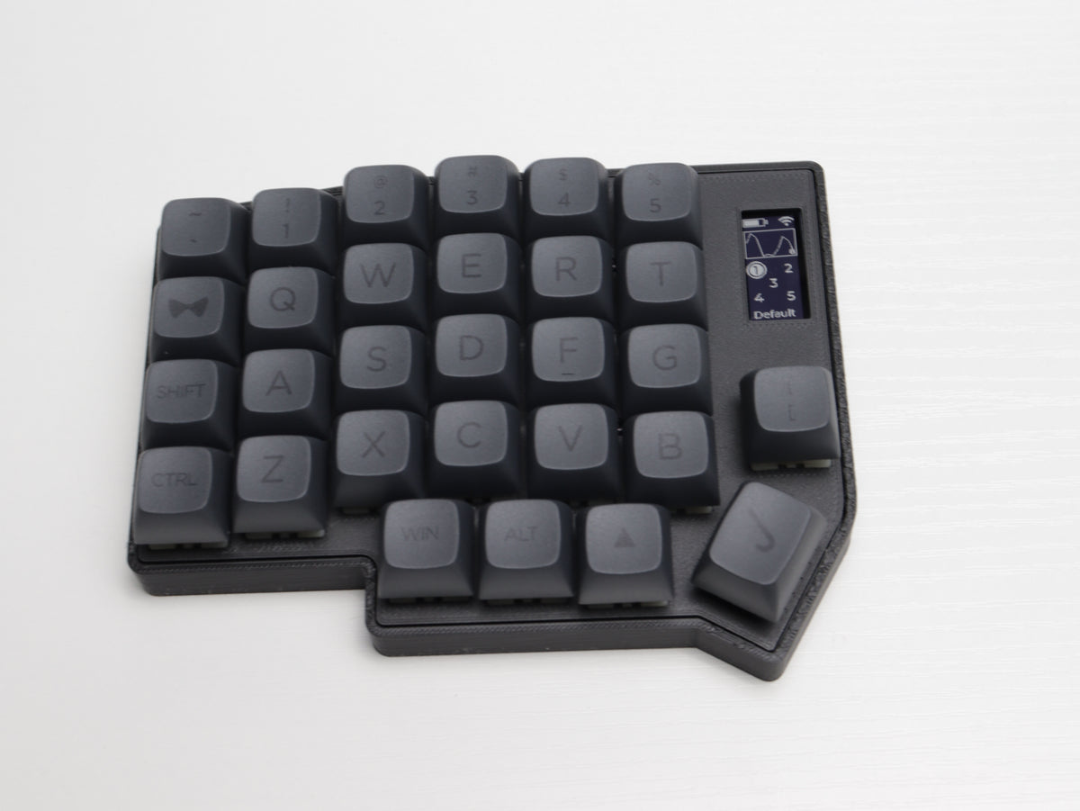 Lotus58 Wireless Split Keyboard – Bluetooth, Hotswap MX, ZMK, NiceView, Encoder
