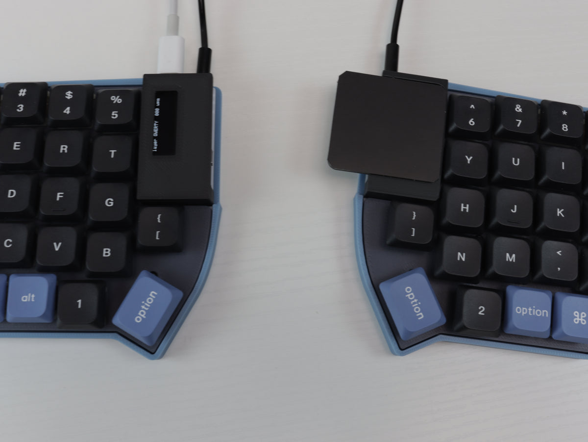 Allium58 Low Profile Split Keyboard with Trackpad – Hotswap, Vial-QMK, Gateron KS-33