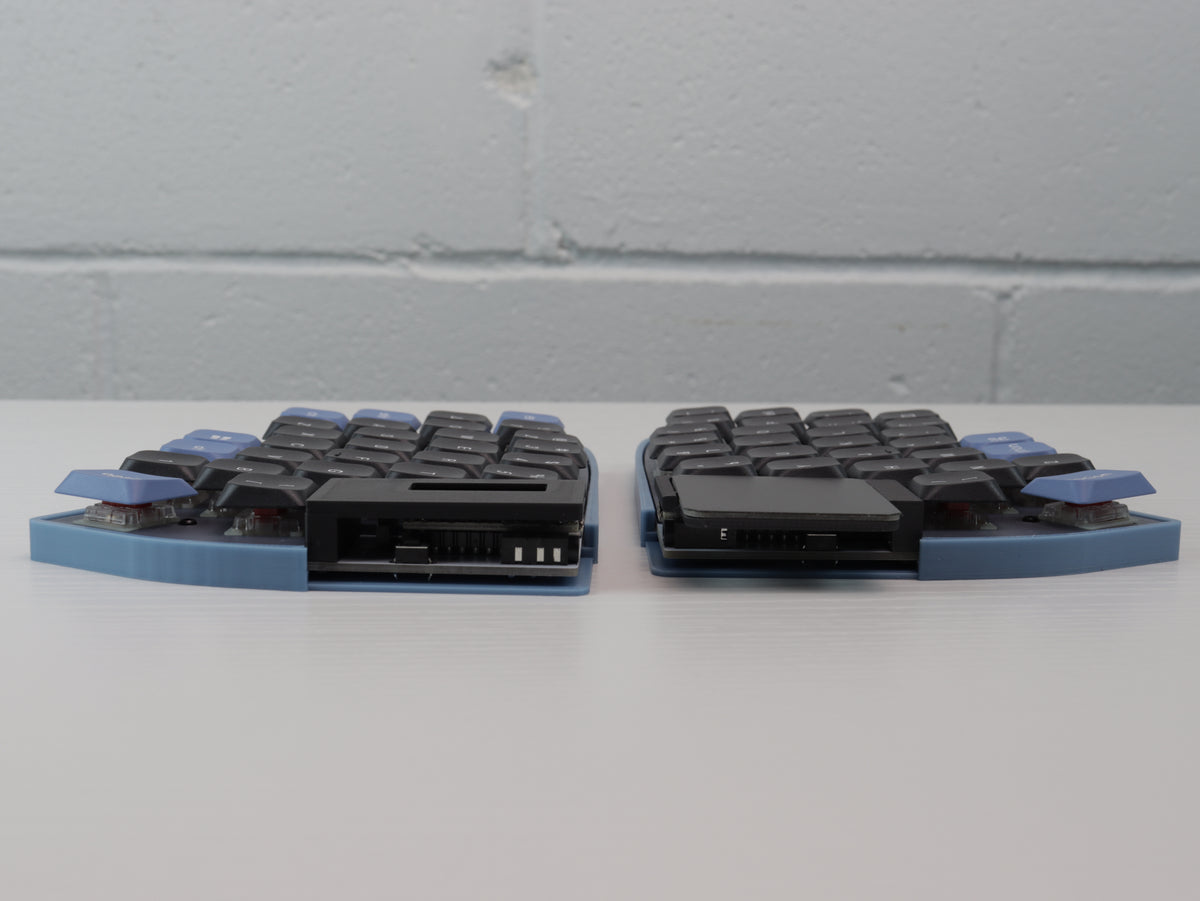 Allium58 Low Profile Split Keyboard with Trackpad – Hotswap, Vial-QMK, Gateron KS-33