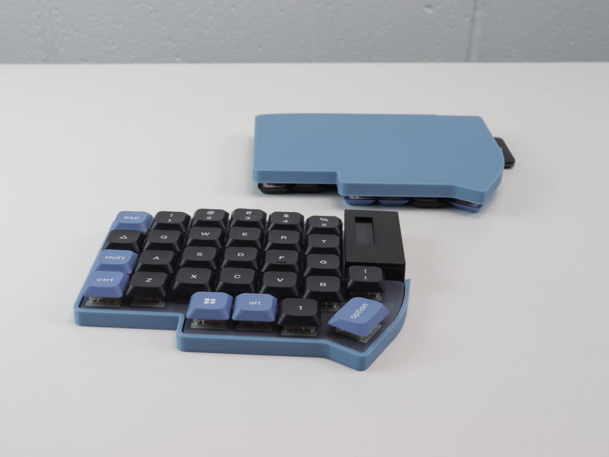 Allium58 Low Profile Split Keyboard with Trackpad – Hotswap, Vial-QMK, Gateron KS-33