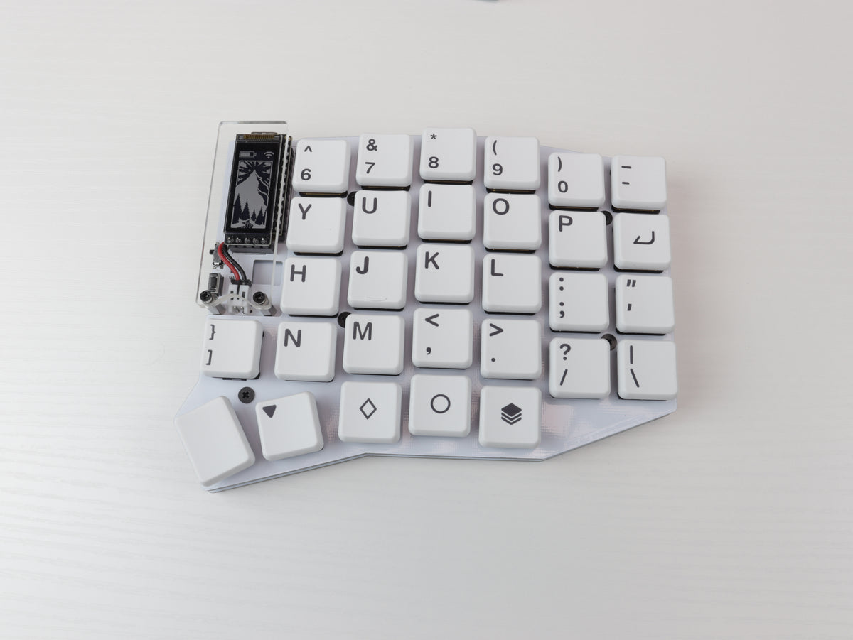 Sofle Choc Wireless Split Mechanical Keyboard – Low Profile FR4, Bluetooth, ZMK