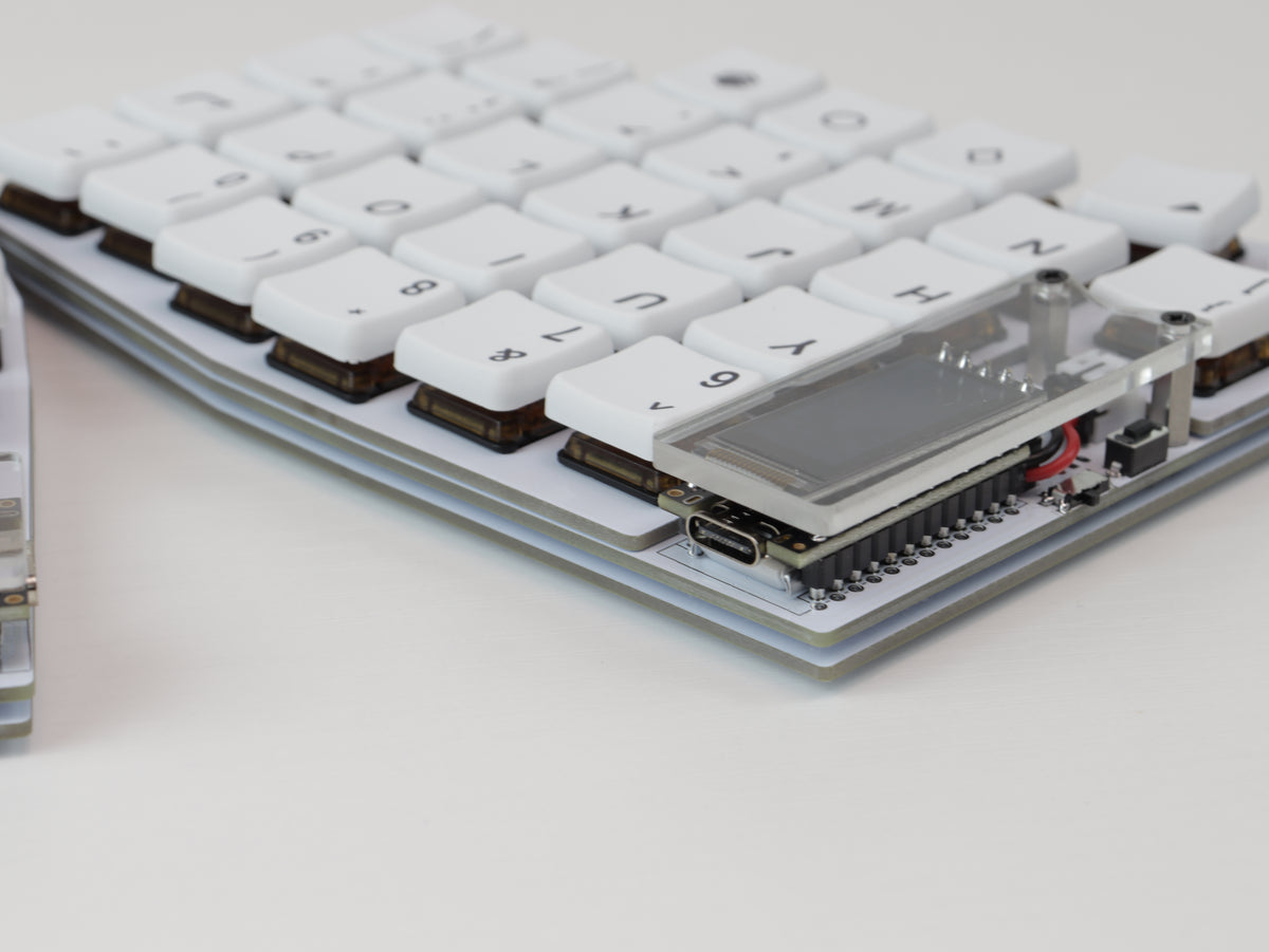 Sofle Choc Wireless Split Mechanical Keyboard – Low Profile FR4, Bluetooth, ZMK