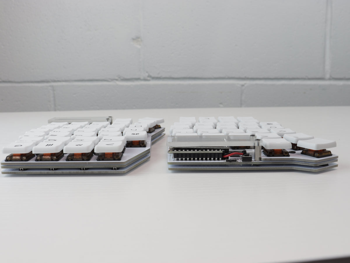 Sofle Choc Wireless Split Mechanical Keyboard – Low Profile FR4, Bluetooth, ZMK