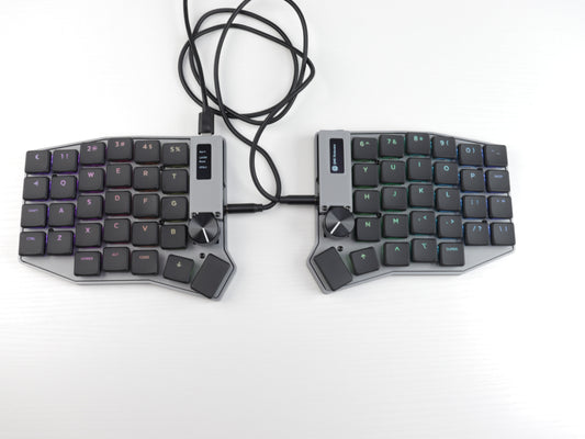 Sofle Choc Split Keyboard - Vial-QMK Wired, Hotswap, Choc v1, MBK Legend keycaps
