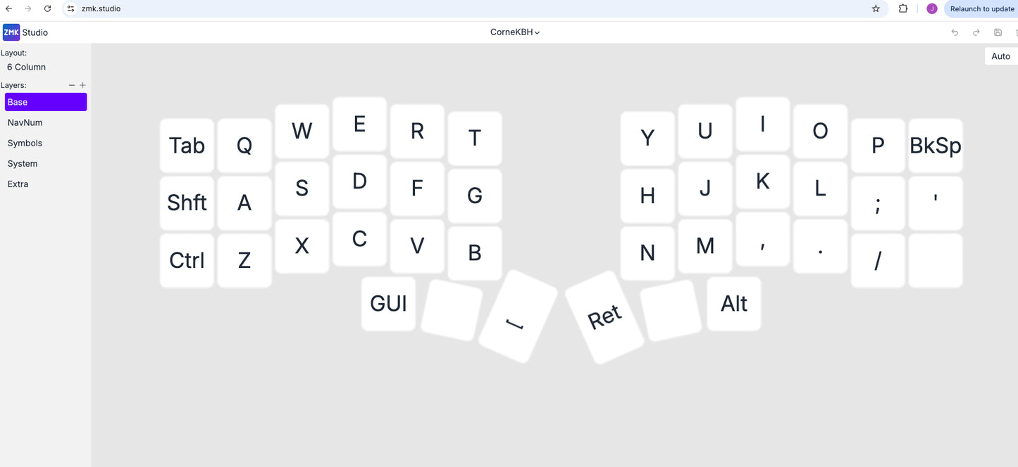 Corne Choc Wireless Split Keyboard – Low Profile FR4 and acrylic stacked plates