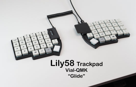 Lily58 Low Profile Trackpad "Glide"