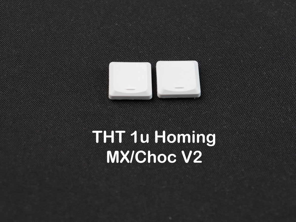 Tai-Hao THT Blank Keycaps - MX, Choc v2, KS33 - 1u, 1.5u, 1u homing