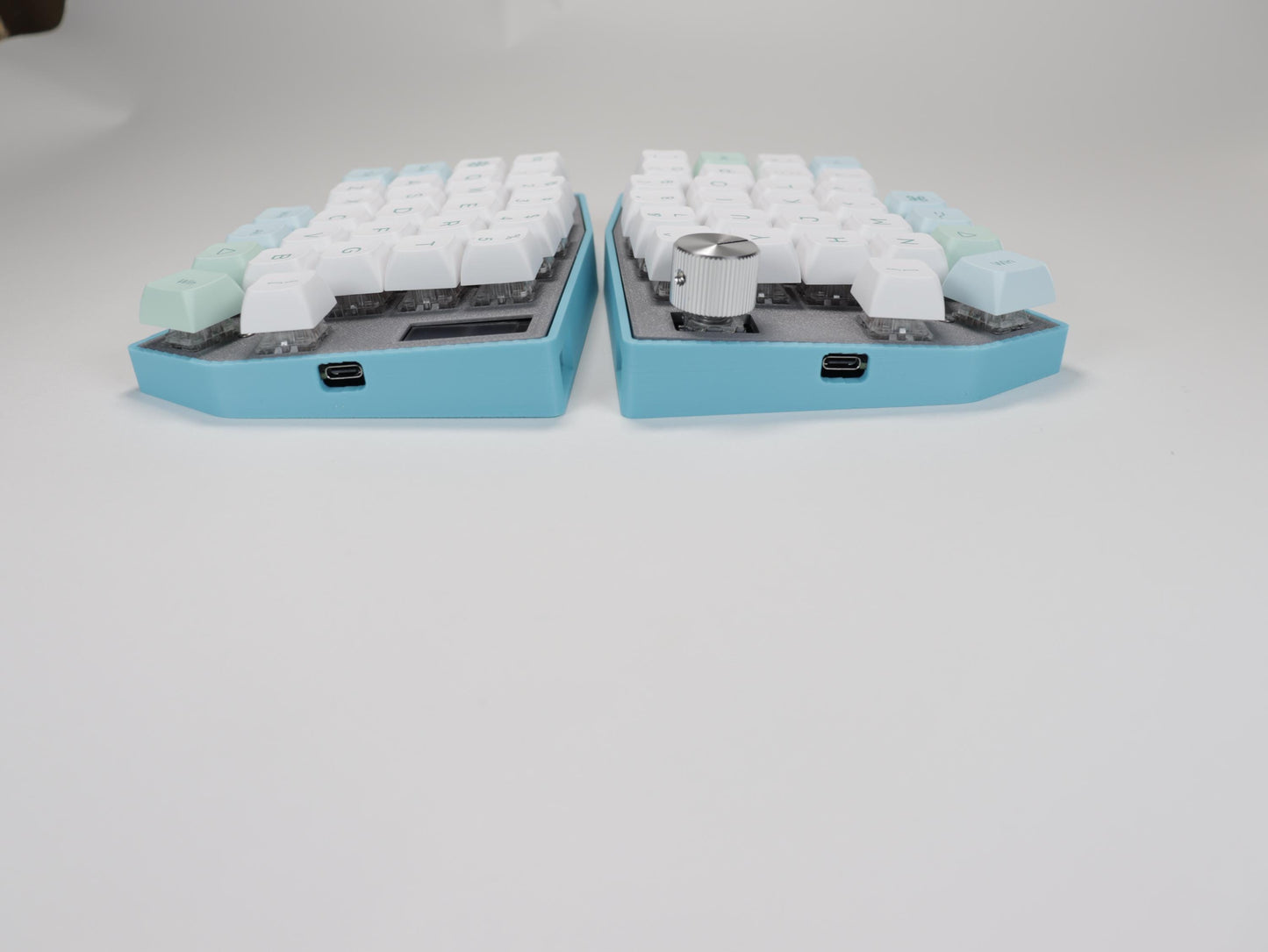 Lotus58 Split Mechanical Keyboard "IceLotus-C"