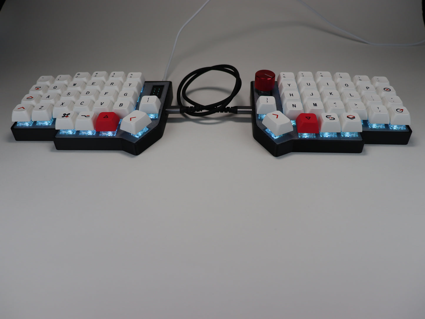 Lotus58 USB C Split Mechanical Keyboard "Shine"