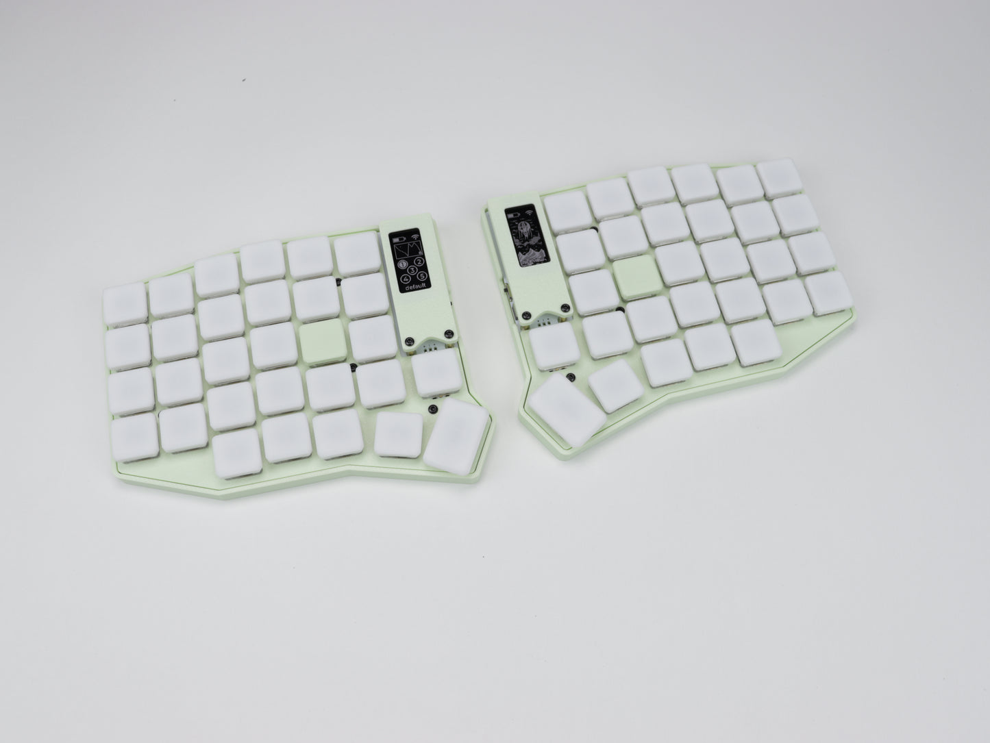 Sofle Choc Wireless Split Mechanical Keyboard mint