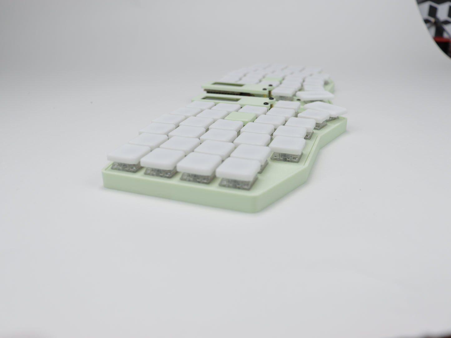 Sofle Choc Wireless Split Mechanical Keyboard mint