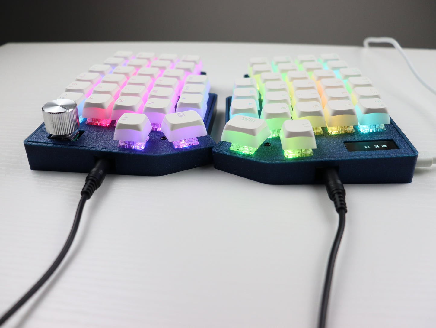 Lotus58 Split Mechanical Keyboard "Glimmer"