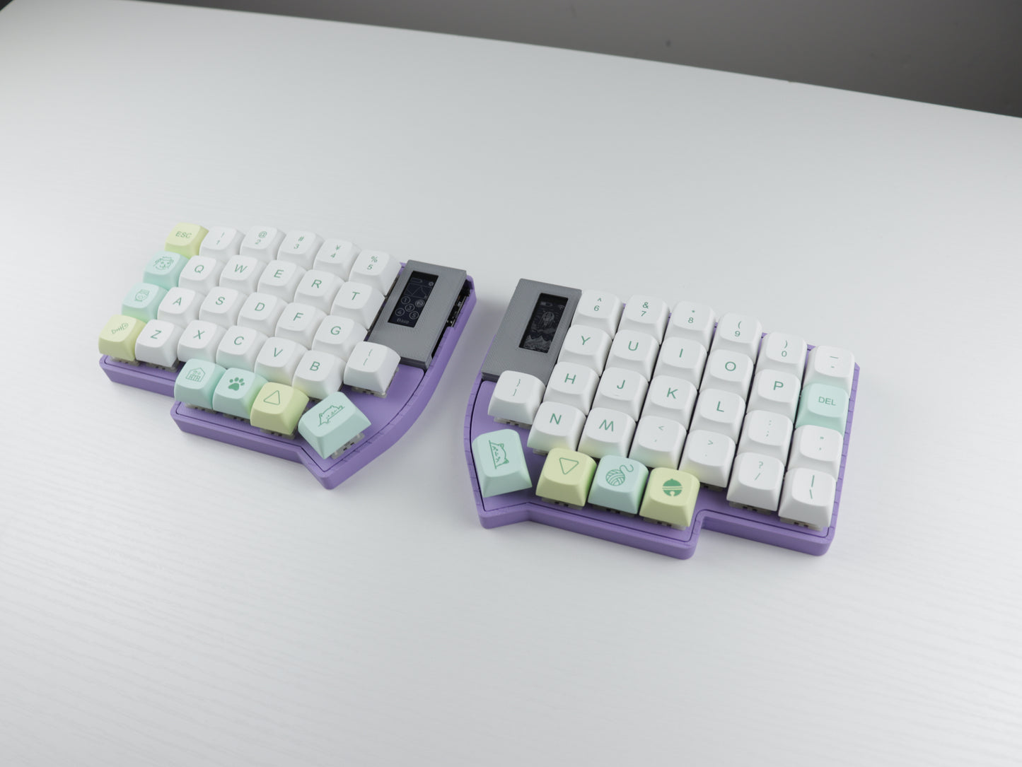 Lily58 MX Split Keyboard Wireless "Catnip"