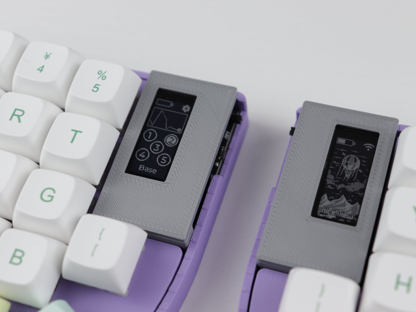 Lily58 MX Split Keyboard Wireless "Catnip"
