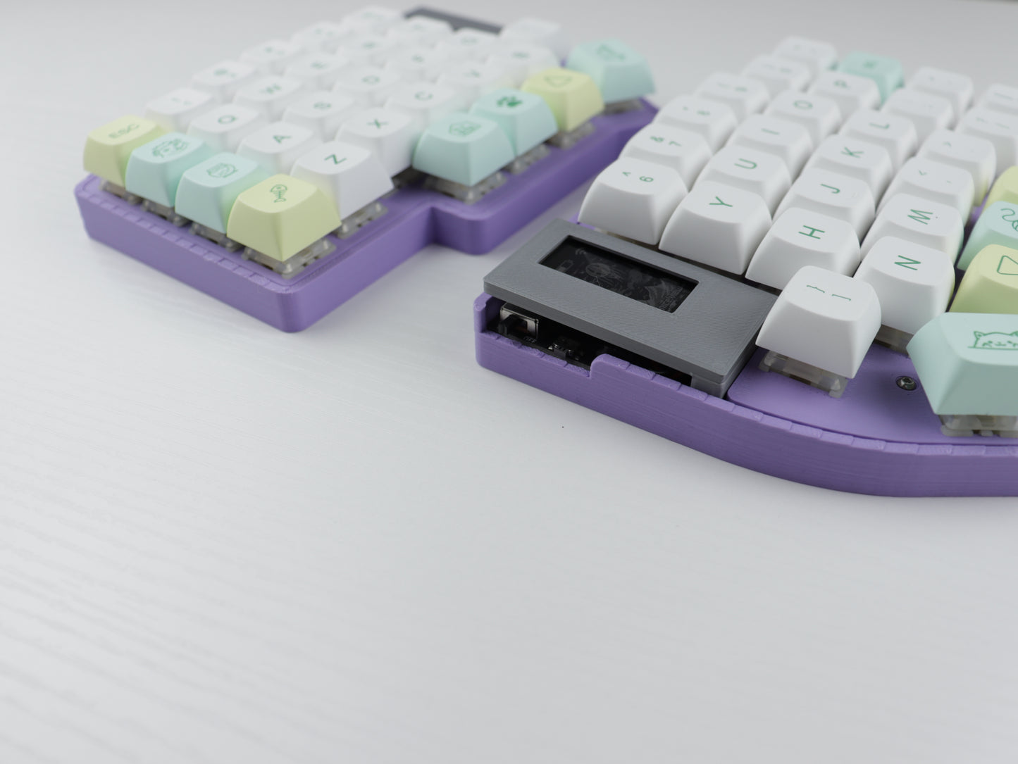 Lily58 MX Split Keyboard Wireless "Catnip"