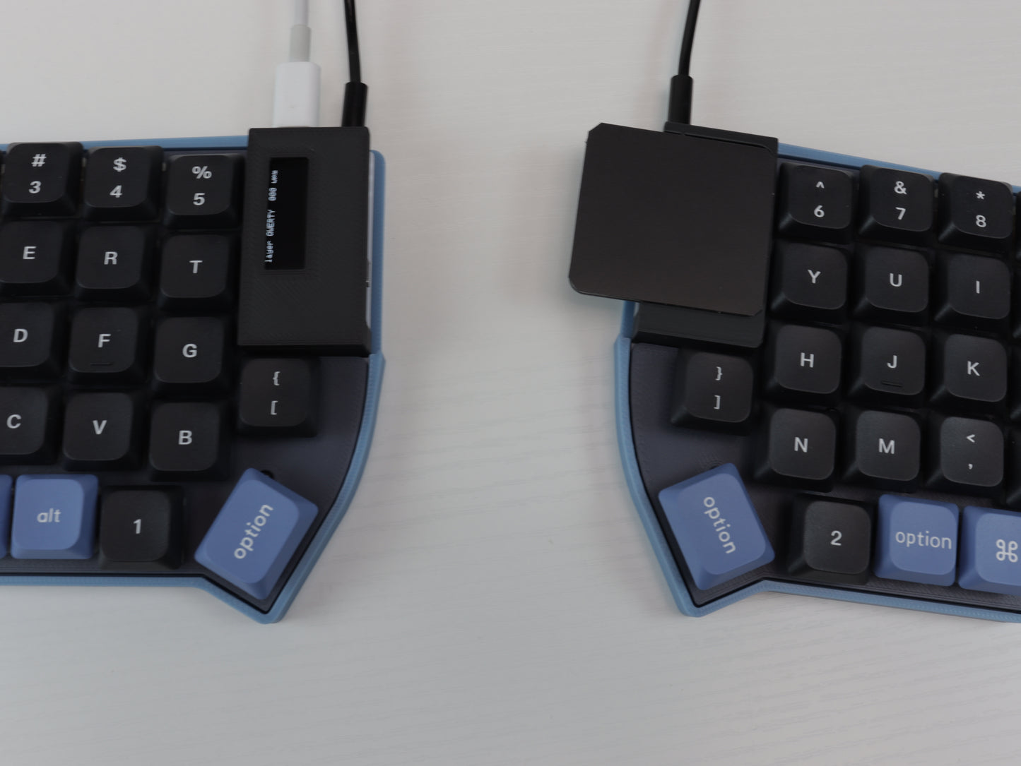 Allium58 Low Profile Wired Trackpad Split Keyboard