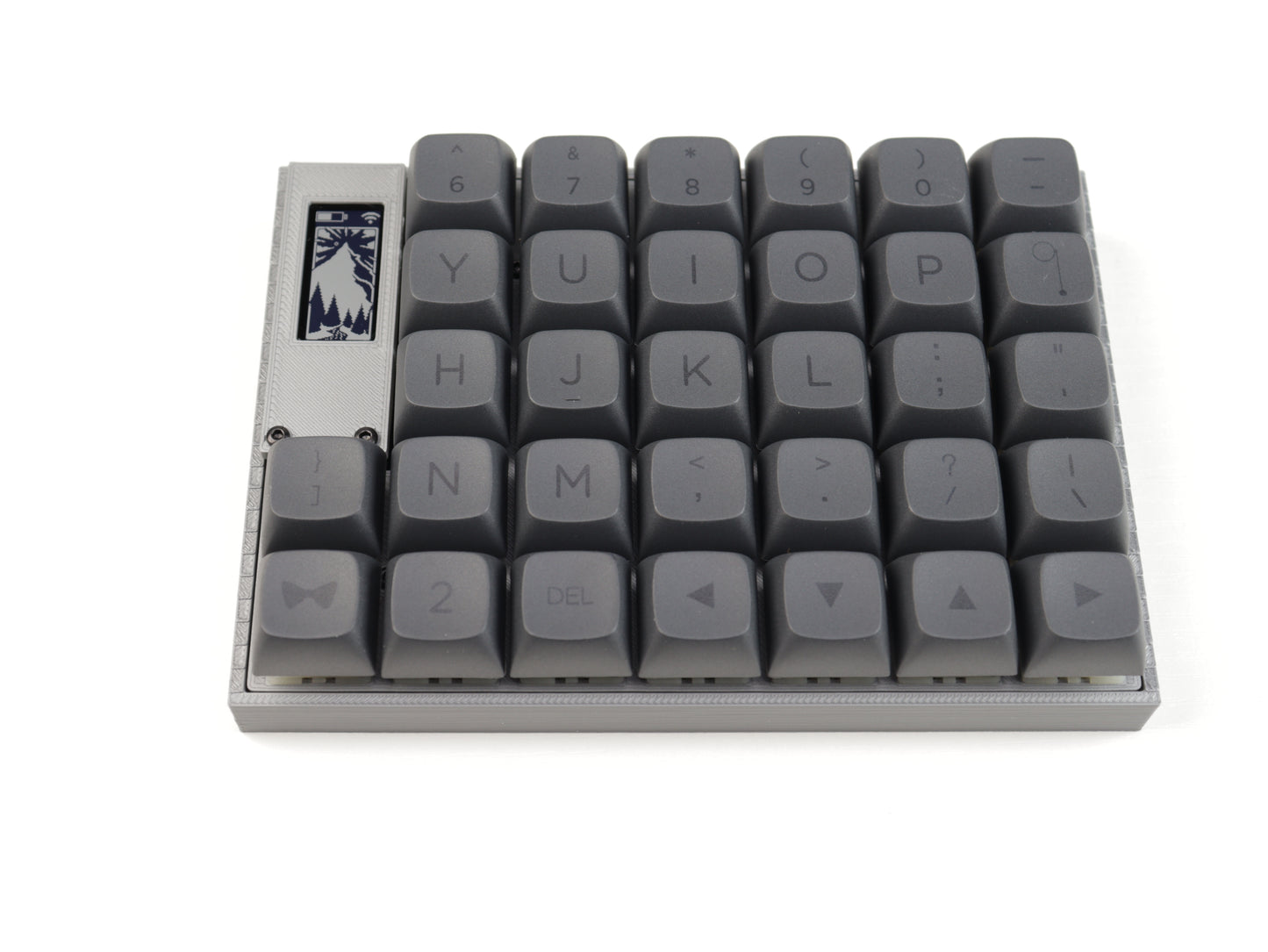 Felix64 "Void" Wireless Split Ergonomic Keyboard — Hotswap, ZMK, NiceView Display