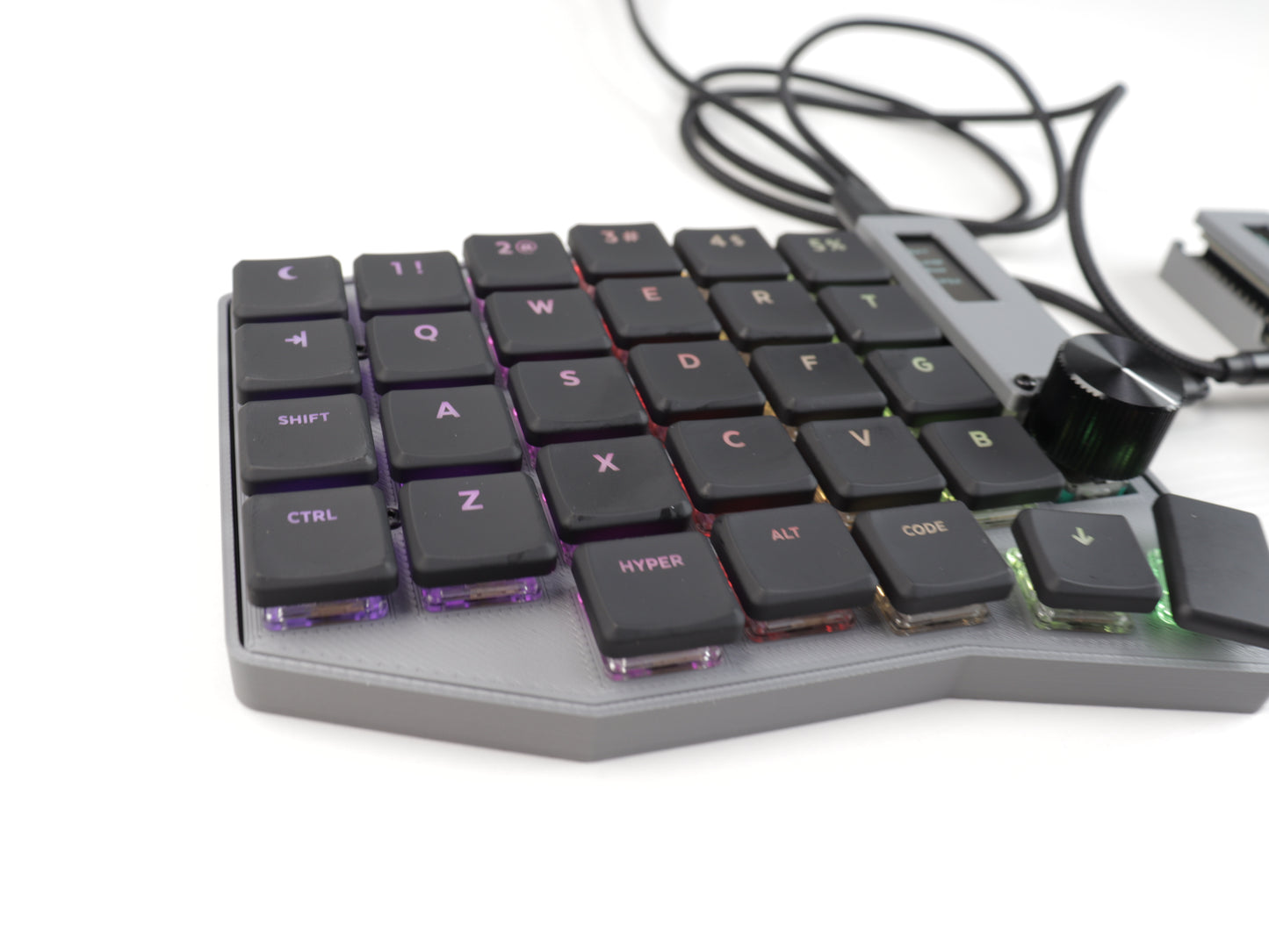 Sofle Choc Split Keyboard - Vial-QMK Wired, Hotswap, Choc v1, MBK Legend keycaps
