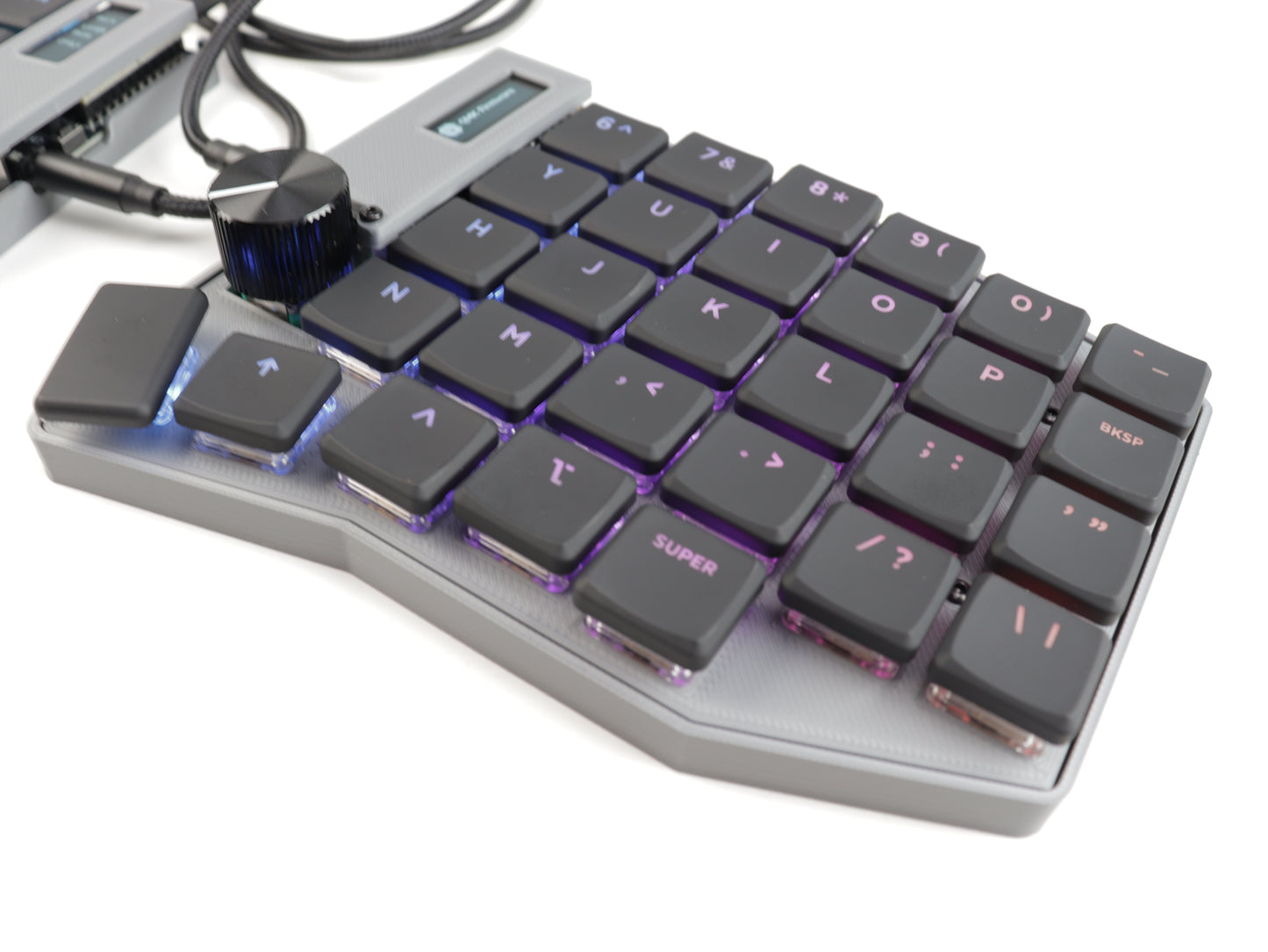 Sofle Choc Split Keyboard - Vial-QMK Wired, Hotswap, Choc v1, MBK Legend keycaps