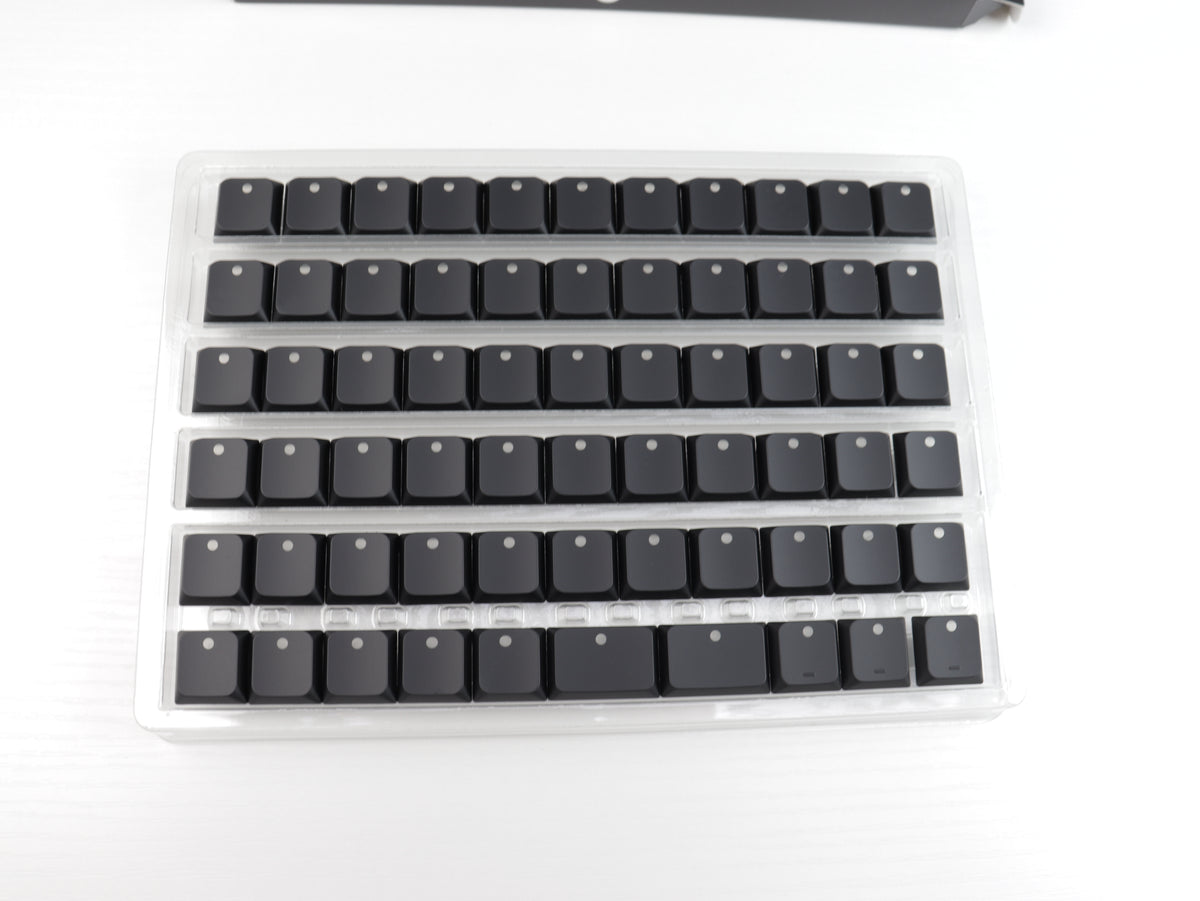 LPF Dot Glow – Black | MX Low Profile Shine-Through Keycaps