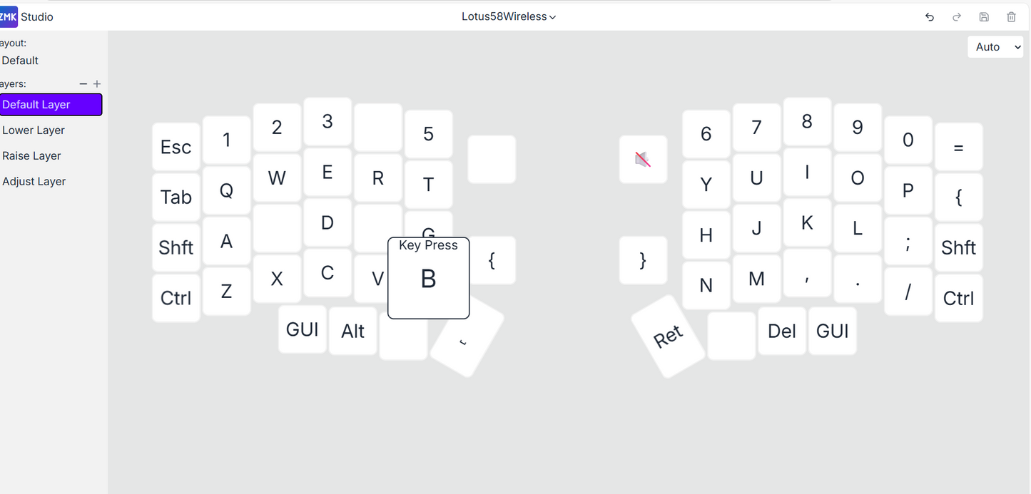 Lotus58 Wireless Split Keyboard