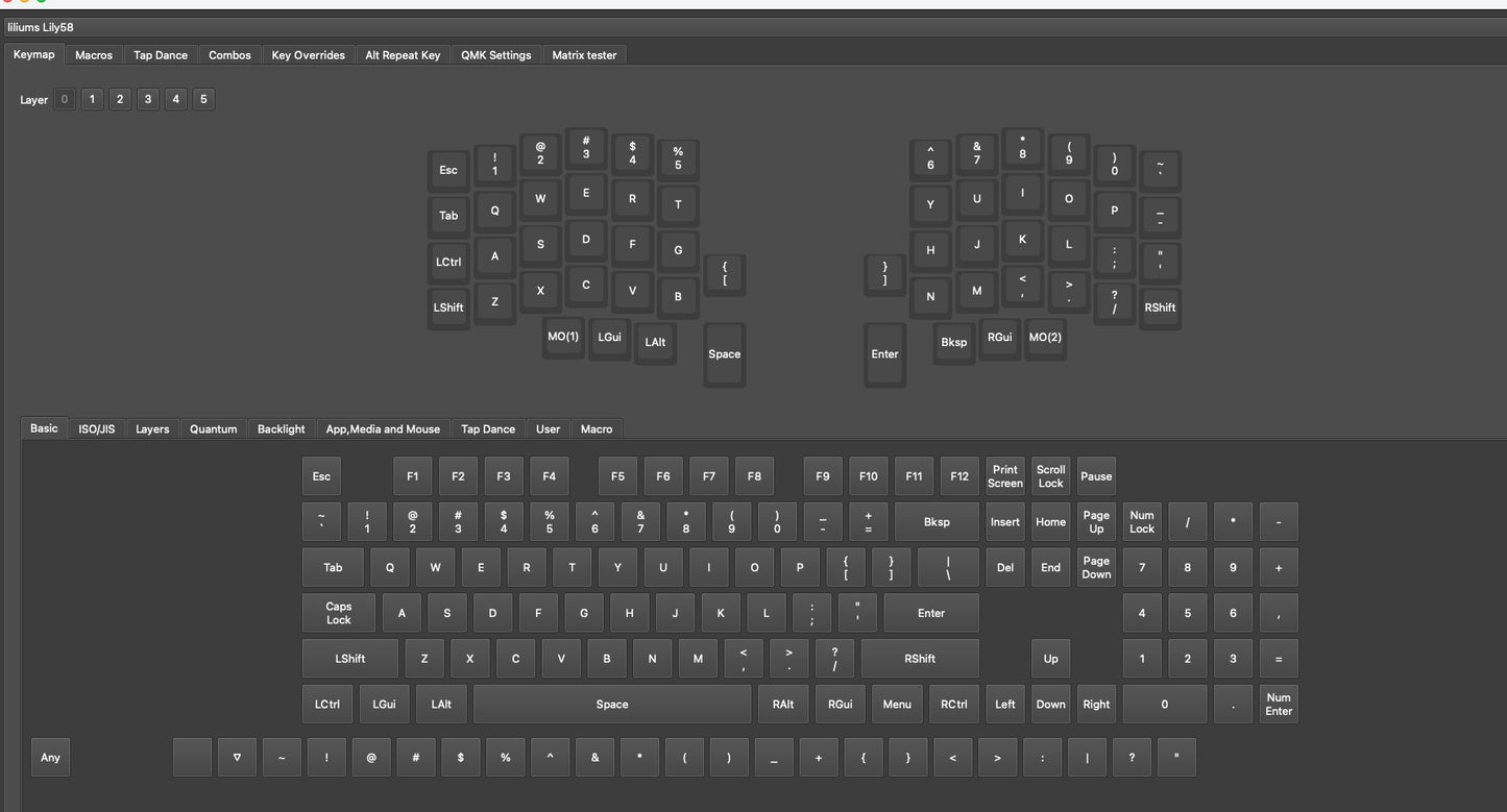 Lily58 MX Trackpad "RedTrack"