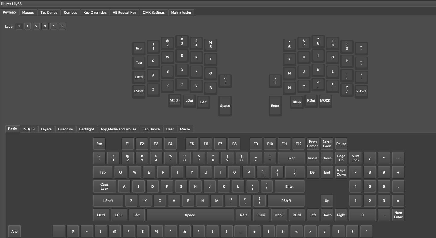 Lily58 Low Profile Trackpad "Glide"