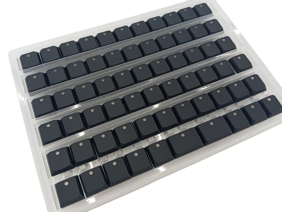LPF Dot Glow – Black | MX Low Profile Shine-Through Keycaps