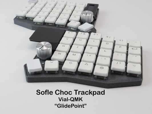 Sofle Choc RGB Trackpad Split Keyboard – Low Profile, Hot-Swap, Vial-QMK