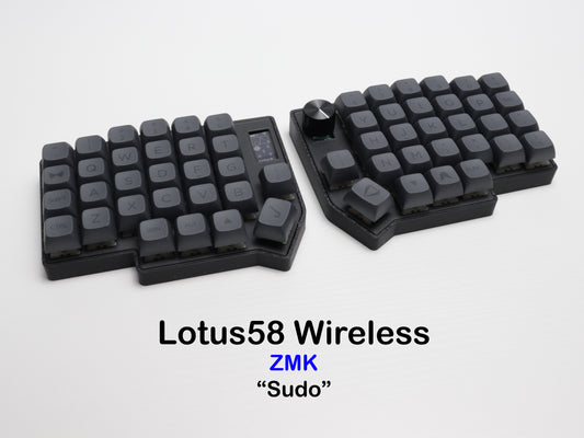 Wireless Lotus58 split keyboard
