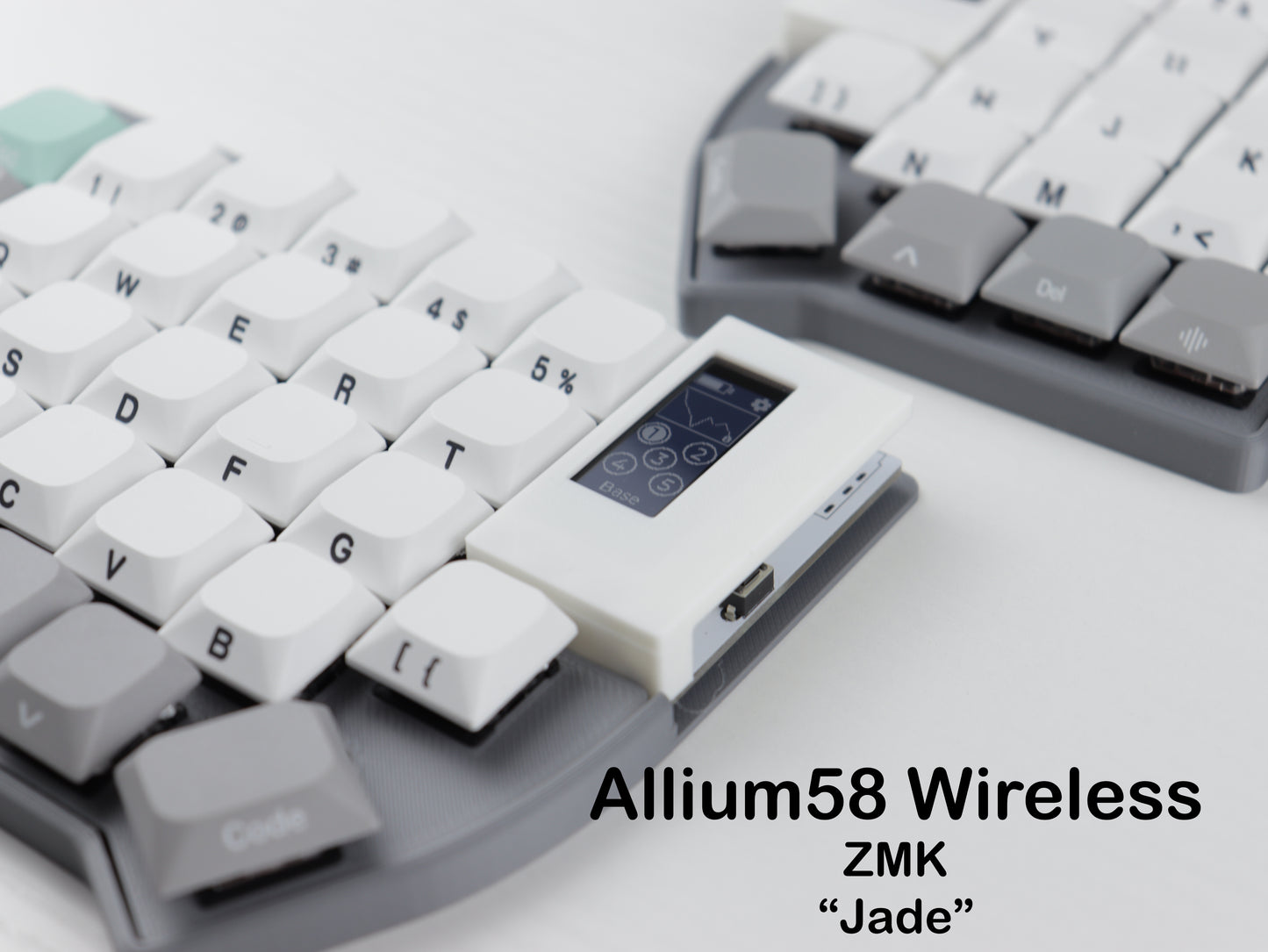 Allium58 Wireless Low Profile Keyboard "Jade"