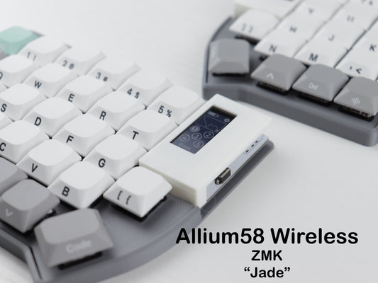 Allium58 Wireless Low Profile Keyboard "Jade"