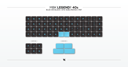 MBK Legend‡ 40s — Blue on Black