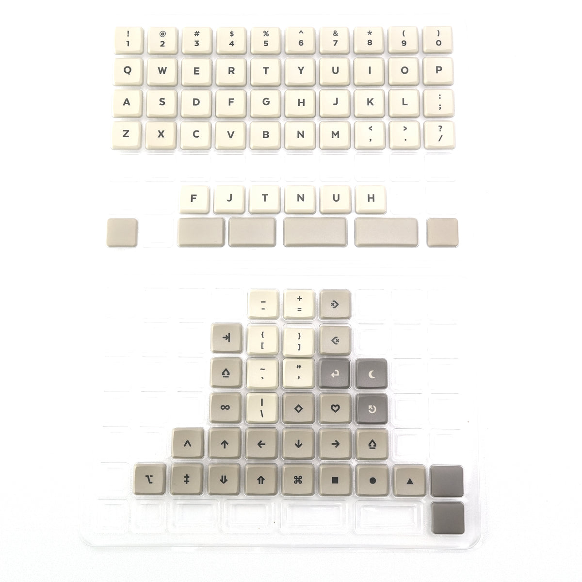 MBK Legend‡ 60s – Grays | Choc v1 60% Keycap Set