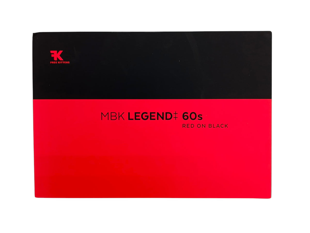 MBK Legend‡ 60s – Red | Choc v1 60% Keycap Set