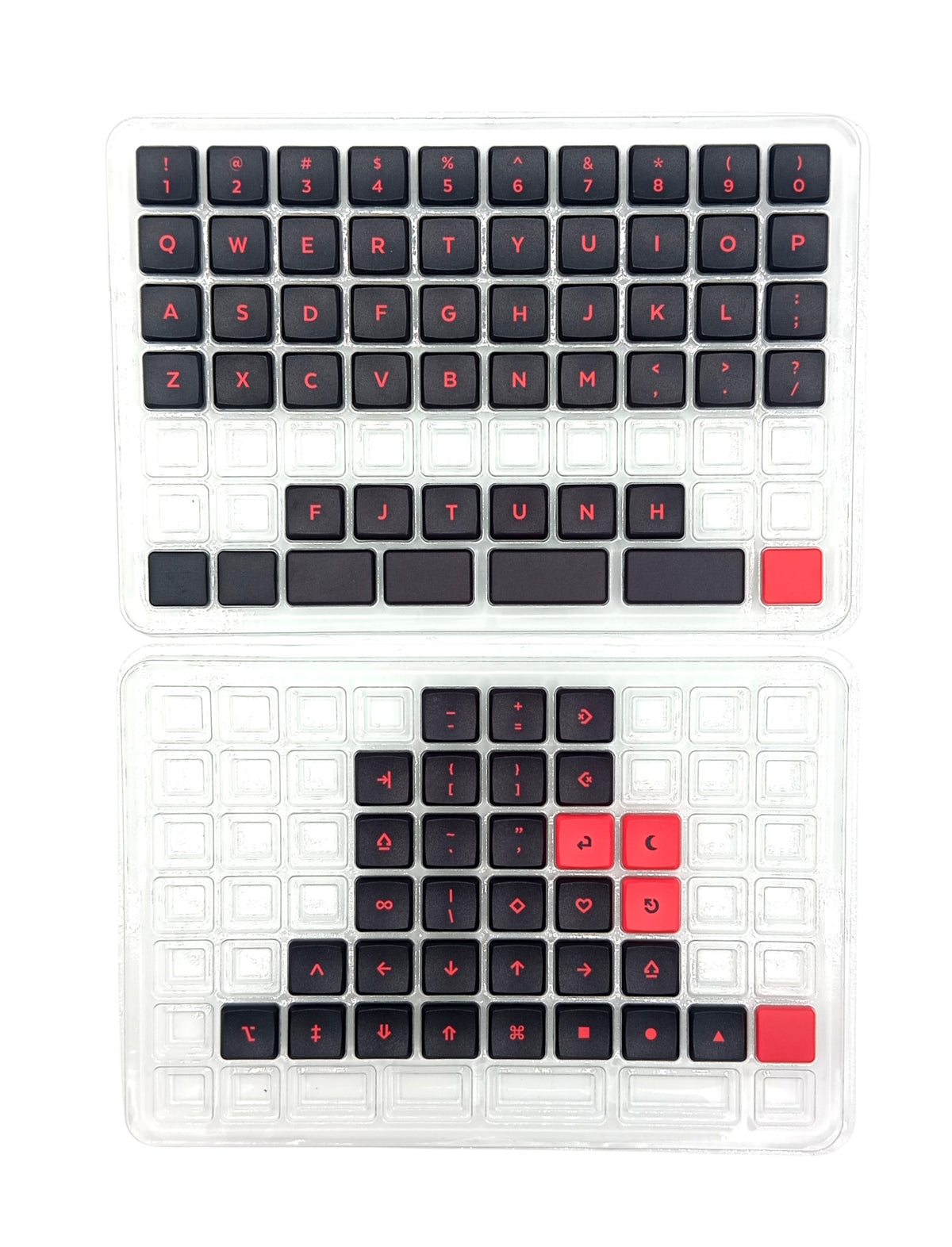 MBK Legend‡ 60s – Red | Choc v1 60% Keycap Set