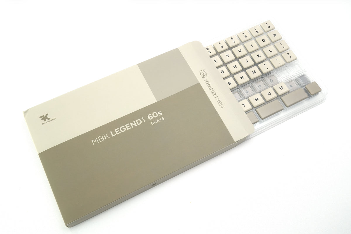 MBK Legend‡ 60s – Grays | Choc v1 60% Keycap Set